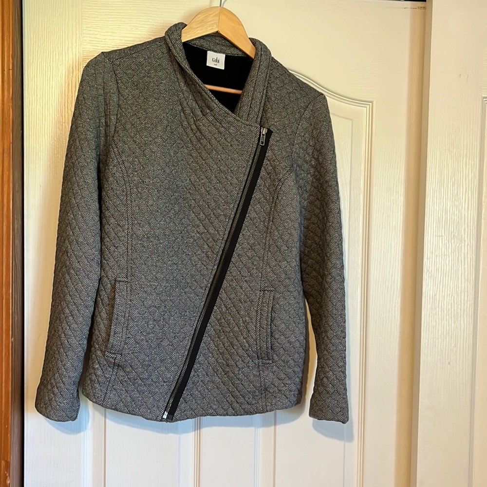 GUC cabi quilted asymmetrical jacket